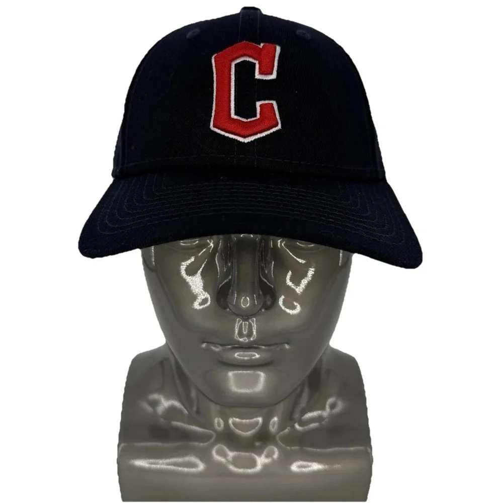 New Era Cleveland Guardians 9FORTY Adjustable Hat Navy MLB Baseball Cap